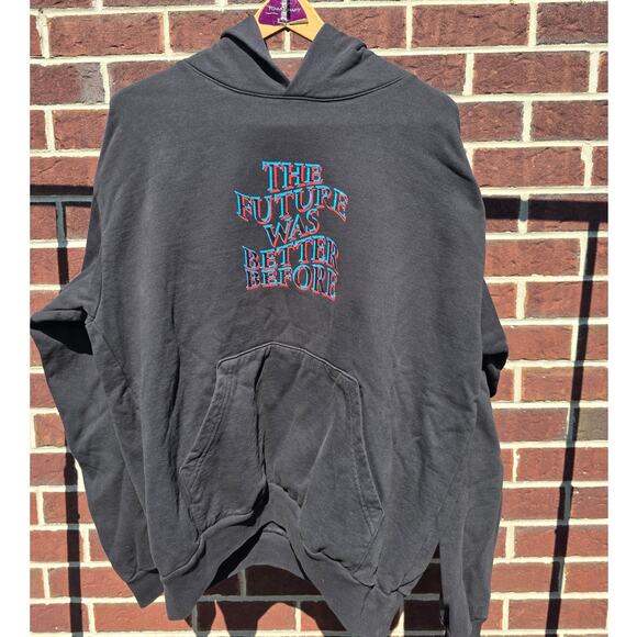 Flashback Milwaukee "The Future Was Better Before" Hoodie - Picture 1 of 3